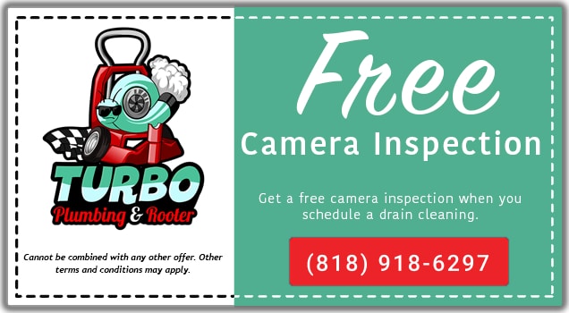Turbo Plumbing & Rooter in Granada Hills - Free Camera Inspection Coupon